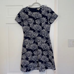 Navy shoshanna dress